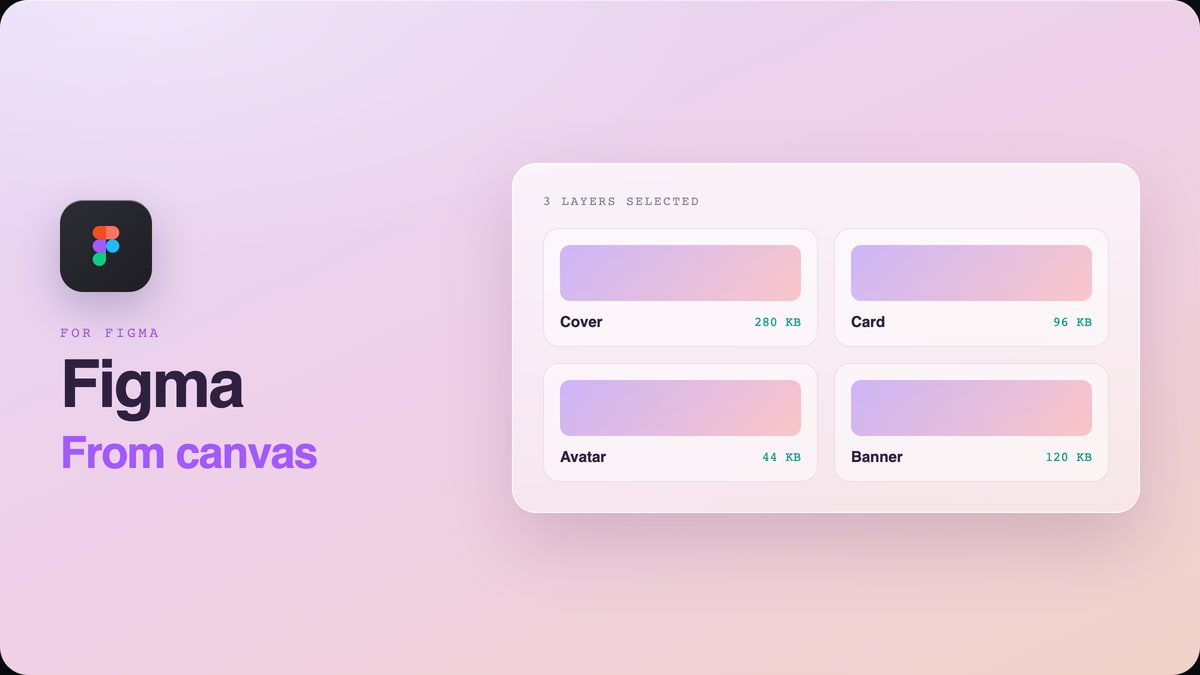 Figma Plugin: Compress and export from the canvas