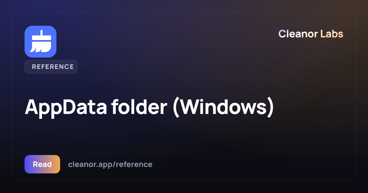 What Is the AppData Folder? (Windows Roaming & Local)